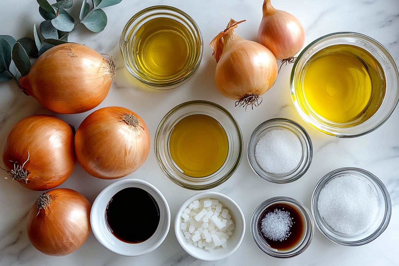 Mouthwatering Caramelized Onion Jam for Gourmet Bliss Recipe - Recipe Image