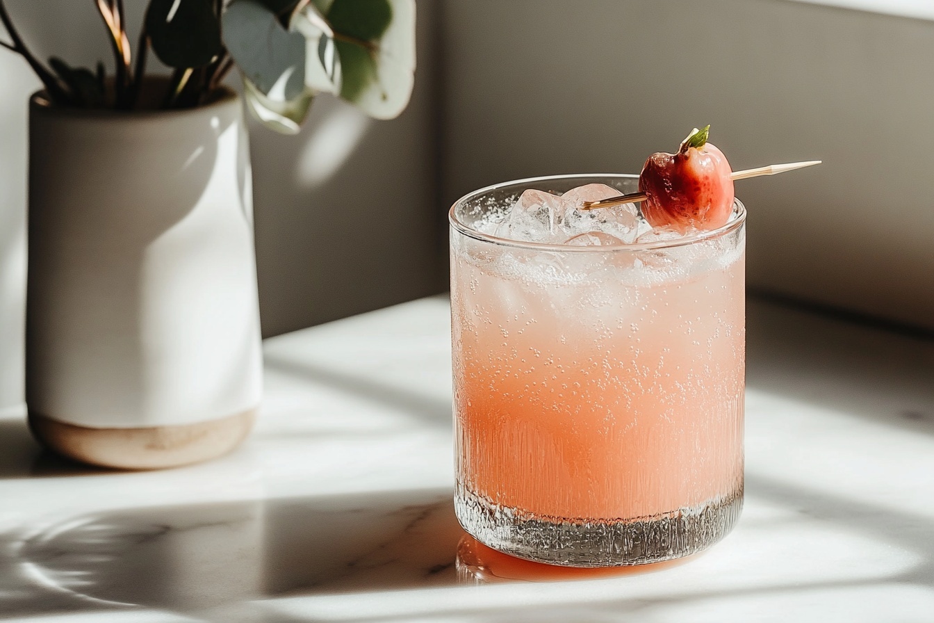 Non-Alcoholic Sakura Lychee Cocktail Recipe 4 Non-Alcoholic Sakura Lychee Cocktail Recipe - Recipe Image