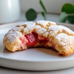 Easy 5-Ingredient Strawberry Crinkle Cookies Recipe