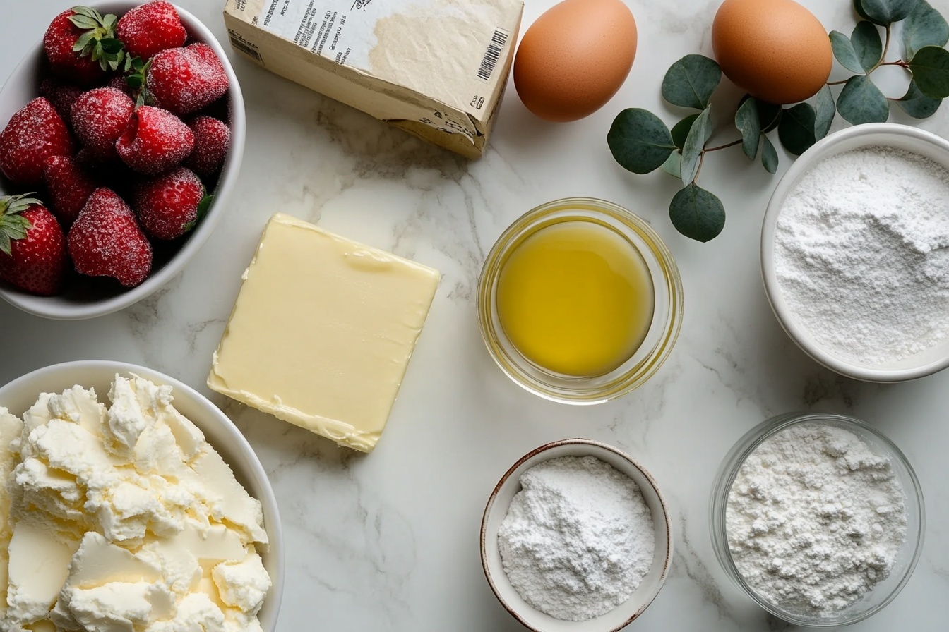 Easy 5-Ingredient Strawberry Crinkle Cookies Recipe - Recipe Image