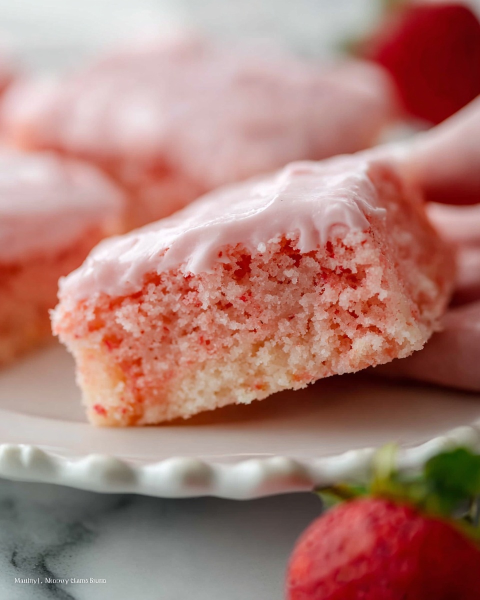 Strawberry Brownies Recipe 4 Strawberry Brownies Recipe - Recipe Image