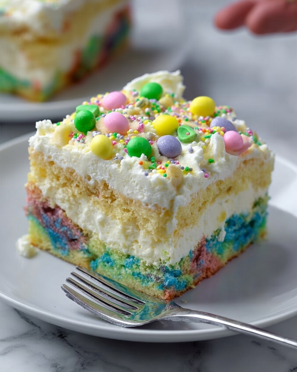 Easter Poke Cake Recipe - Recipe Image