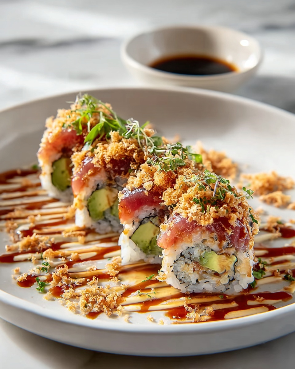 Spicy Tuna Volcano Rolls Recipe 5 Spicy Tuna Volcano Rolls Recipe - Recipe Image