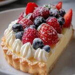 Easy Elegant White Chocolate Mousse Tart Recipe