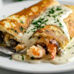 Seafood Crepes with Béchamel Sauce Recipe