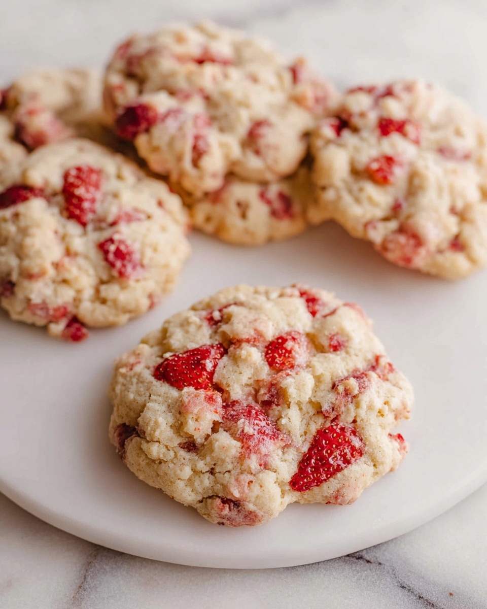 Strawberry Cheesecake Cookies Recipe