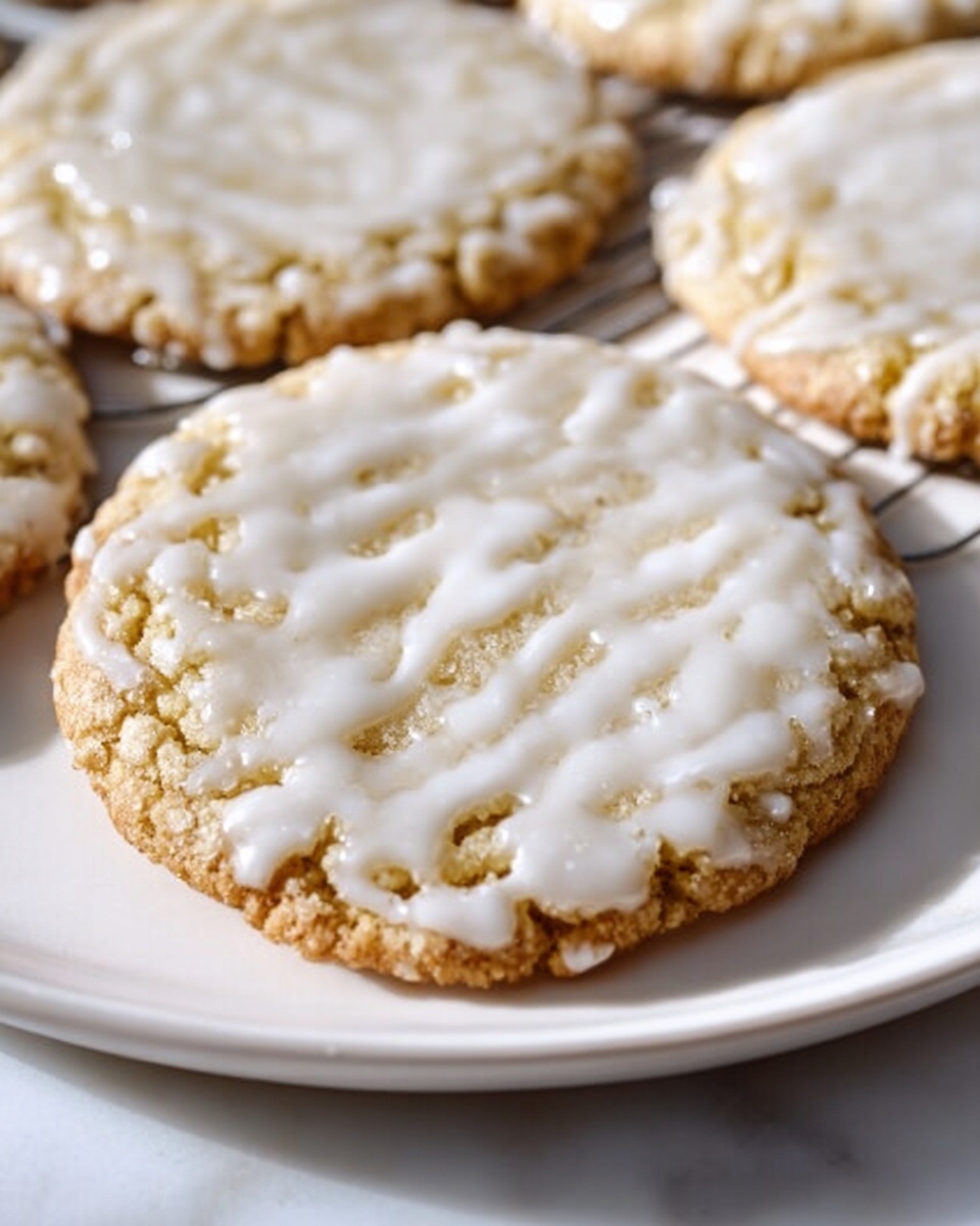 Iced Oatmeal Cookies Recipe - Recipe Image