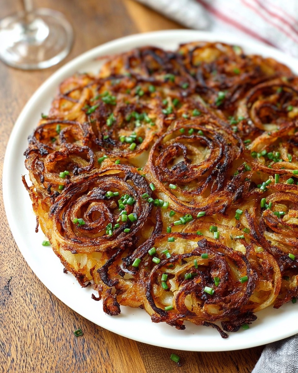 Mozzarella-Rösti mit Zwiebel-Pilzrahmsauce Recipe - Recipe Image