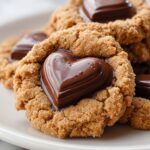 Valentine's Day Peanut Butter Heart Cookies Recipe