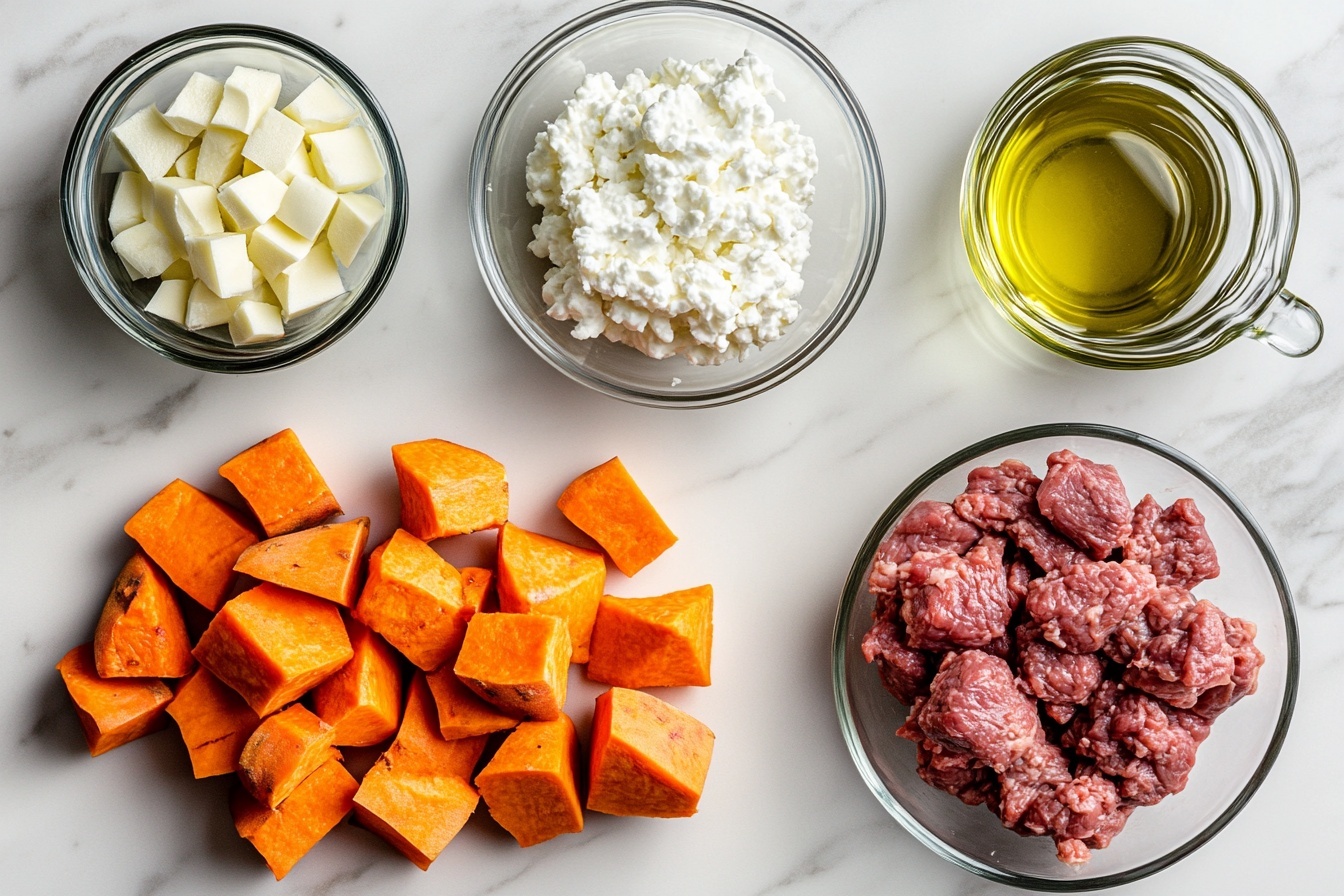 High Protein Ground Beef Power Bowls Recipe - Recipe Image