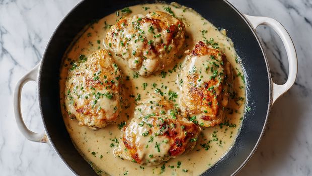 Creamy Garlic Parmesan Chicken Recipe