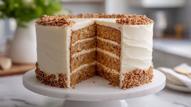 White German Chocolate Cake with Cheesecake Center Recipe