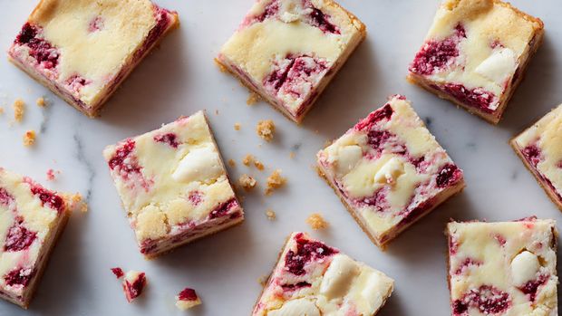 Raspberry Cheesecake Cookie Bars Recipe - Recipe Image
