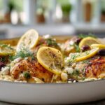 Greek Lemon Chicken with Orzo Recipe