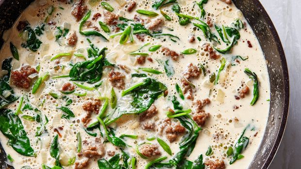 Basil Chicken in Coconut Curry Sauce Recipe