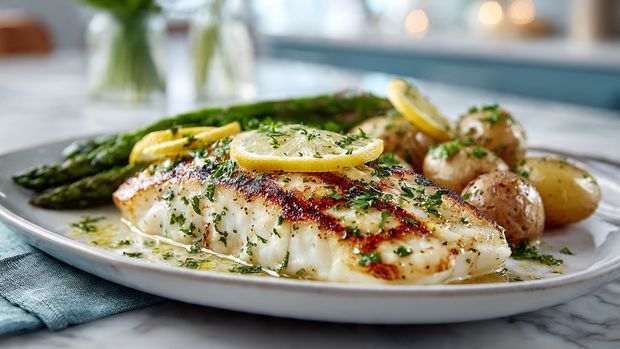 Aussie BBQ Barramundi with Lemon Butter Recipe - Recipe Image