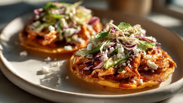 Smokey Ranch Chicken & Cherry Tomato Salad with Cheesy Croutons & Charred Corn Recipe