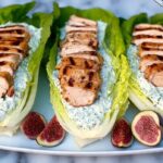 Easy Grilled Chicken and Romaine Lettuce Heart Salad with Tzatziki Sauce Recipe