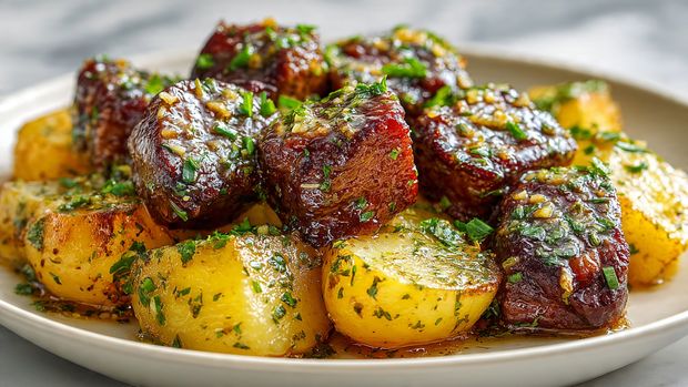 Garlic Butter Steak and Potatoes Recipe