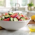 Zesty Cucumber Tomato Lemon Salad Recipe