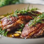 French Herb-Roasted Duck Breast with Pan Sauce Recipe