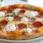 Hot Honey Pepperoni Ricotta Pizza