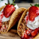 Strawberry Crunch Cheesecake Tacos Recipe