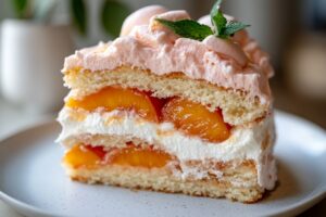 Russian Peach Cake Recipe (video) Recipe
