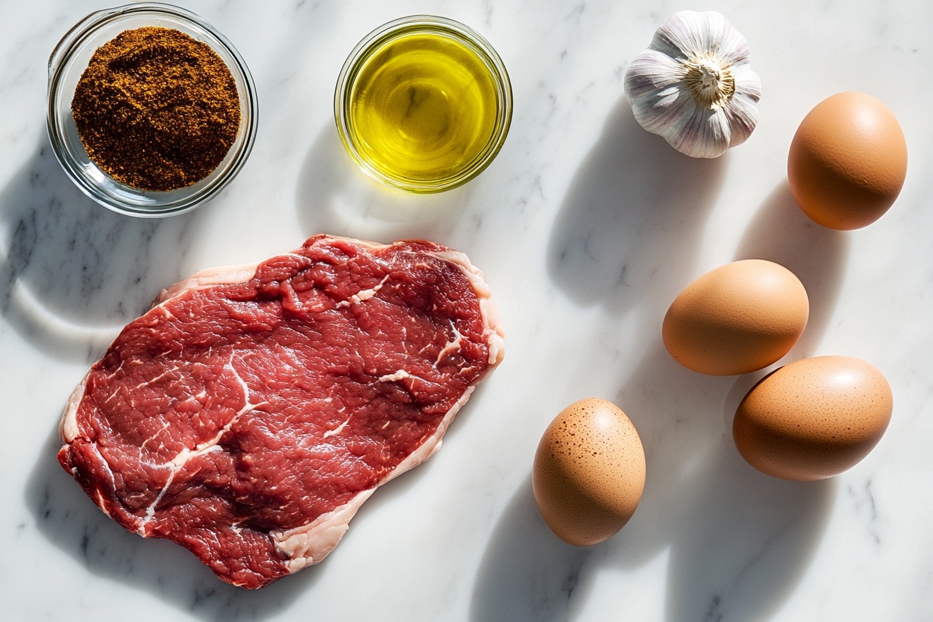 Irresistibly Easy Korean BBQ Steak Rice Bowls with Spicy Cream Sauce Recipe - Recipe Image