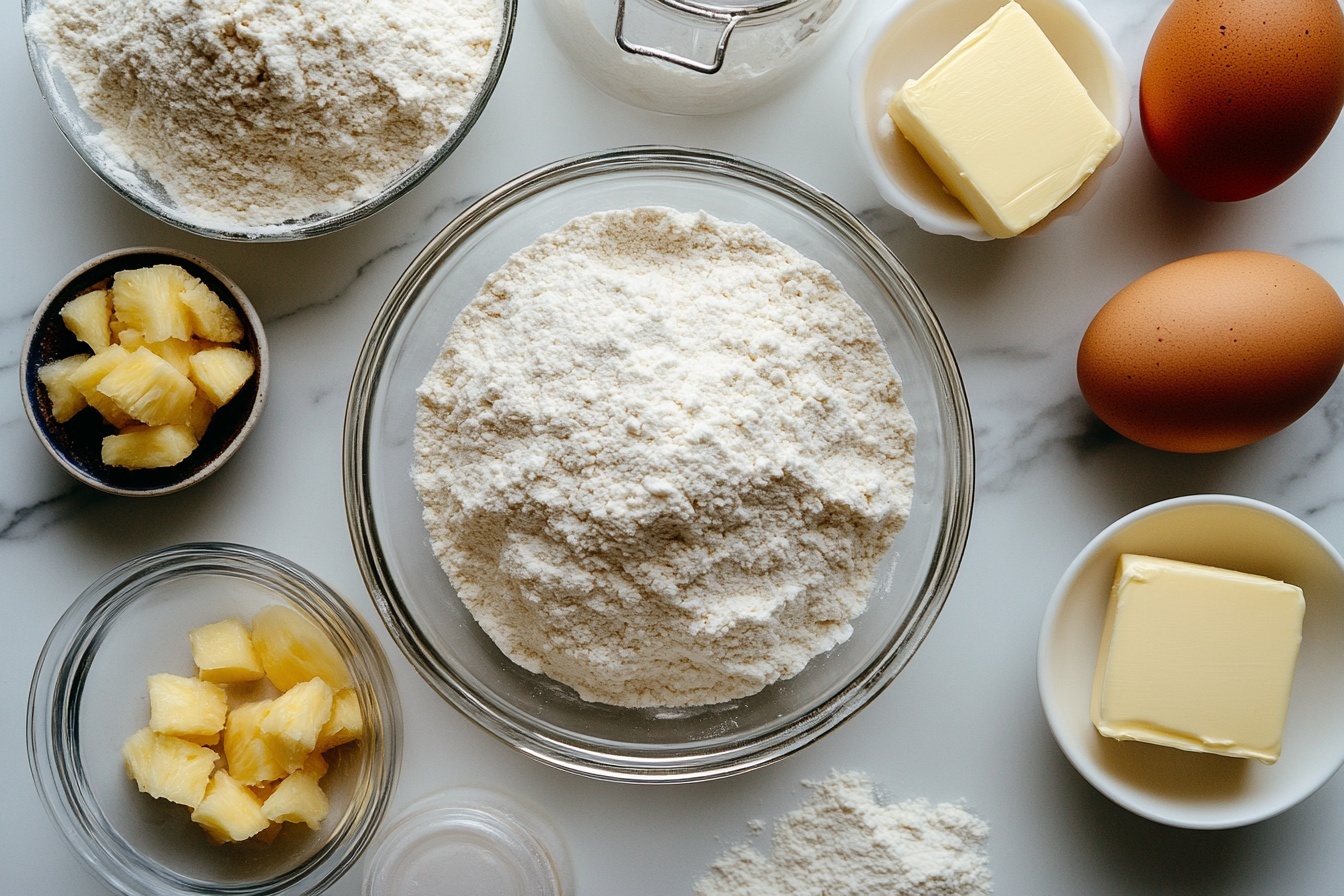 Pineapple Pound Cake with Pineapple Glaze Recipe - Recipe Image
