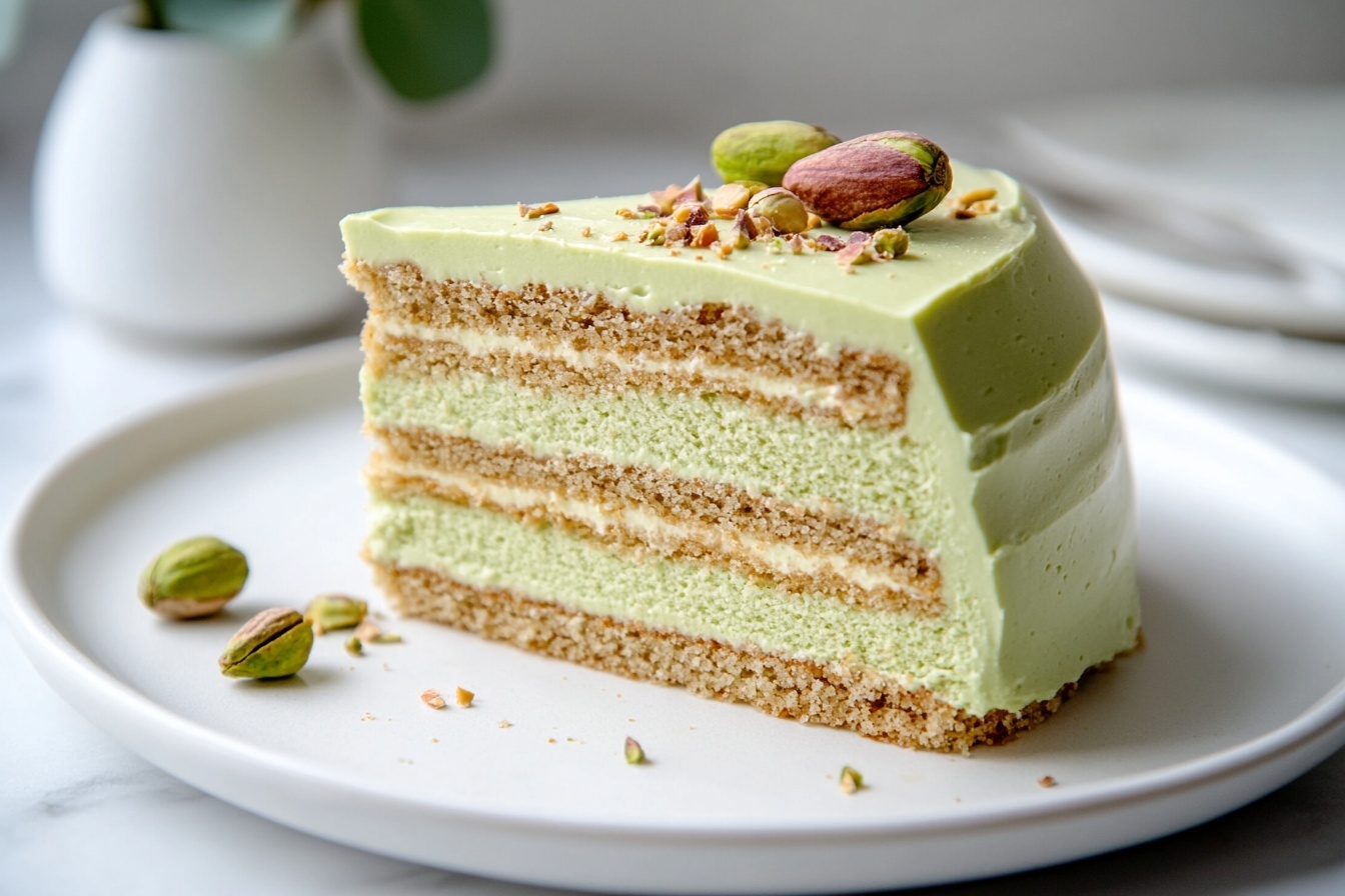 Pistachio Mascarpone Frosting Recipe - Recipe Image
