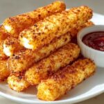 2-Ingredient Cottage Cheese Cheese Sticks Recipe