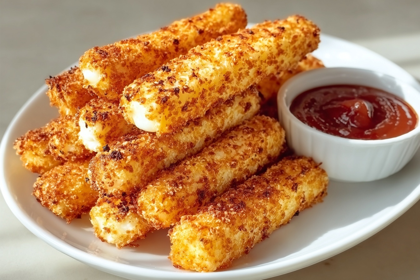 2-Ingredient Cottage Cheese Cheese Sticks Recipe