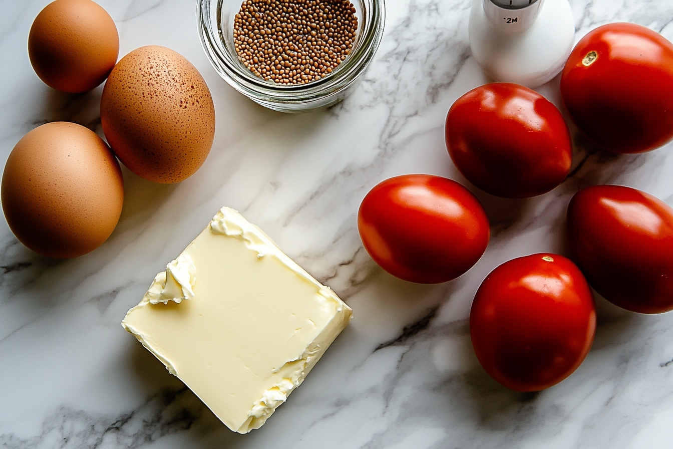 Tuna Tart with Mustard, Emmental, and Tomato Recipe 5 Tuna Tart with Mustard, Emmental, and Tomato Recipe - Recipe Image