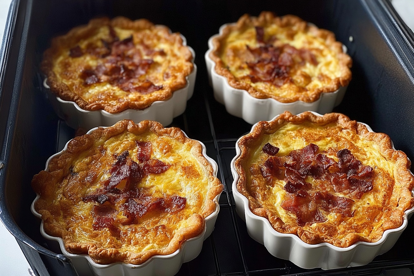 Mini Quiche Lorraine in Ninja Air Fryer Recipe