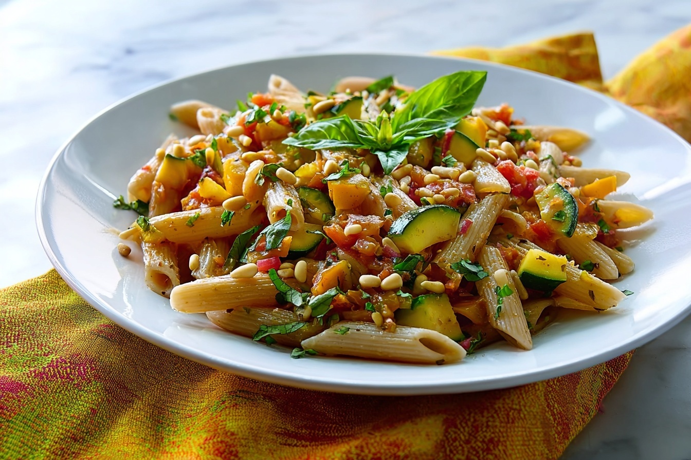 End of Harvest Roasted Green Tomato Pasta Sauce Recipe - Recipe Image