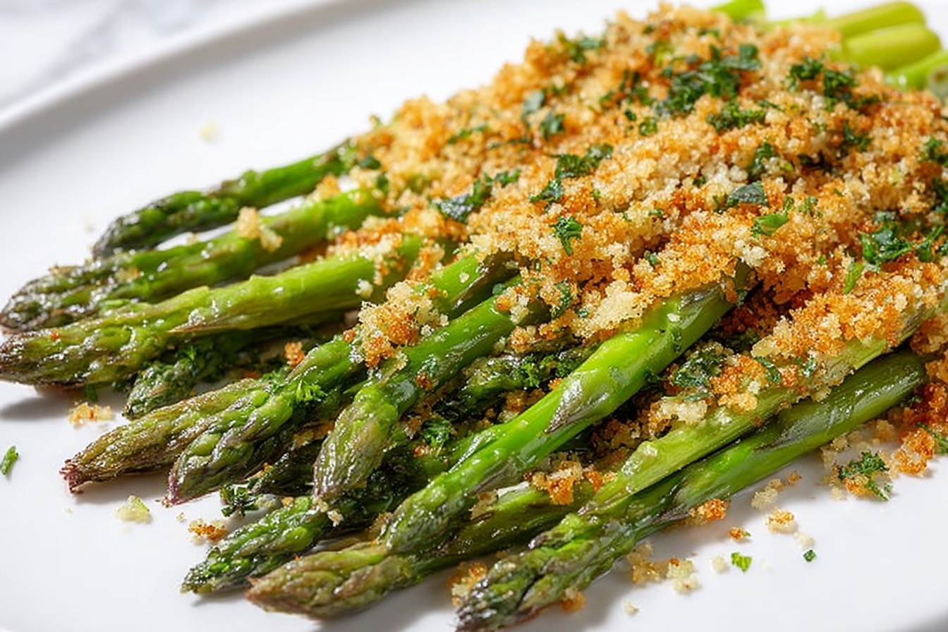 Crispy Roasted Parmesan Asparagus Recipe - Recipe Image