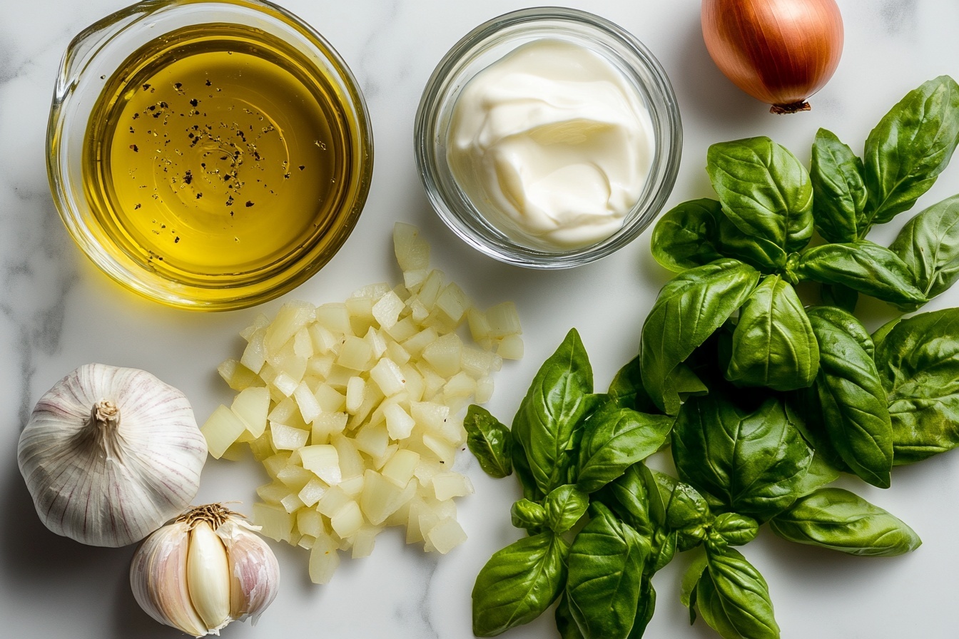 Creamy Tomato & Basil Soup Recipe - Recipe Image