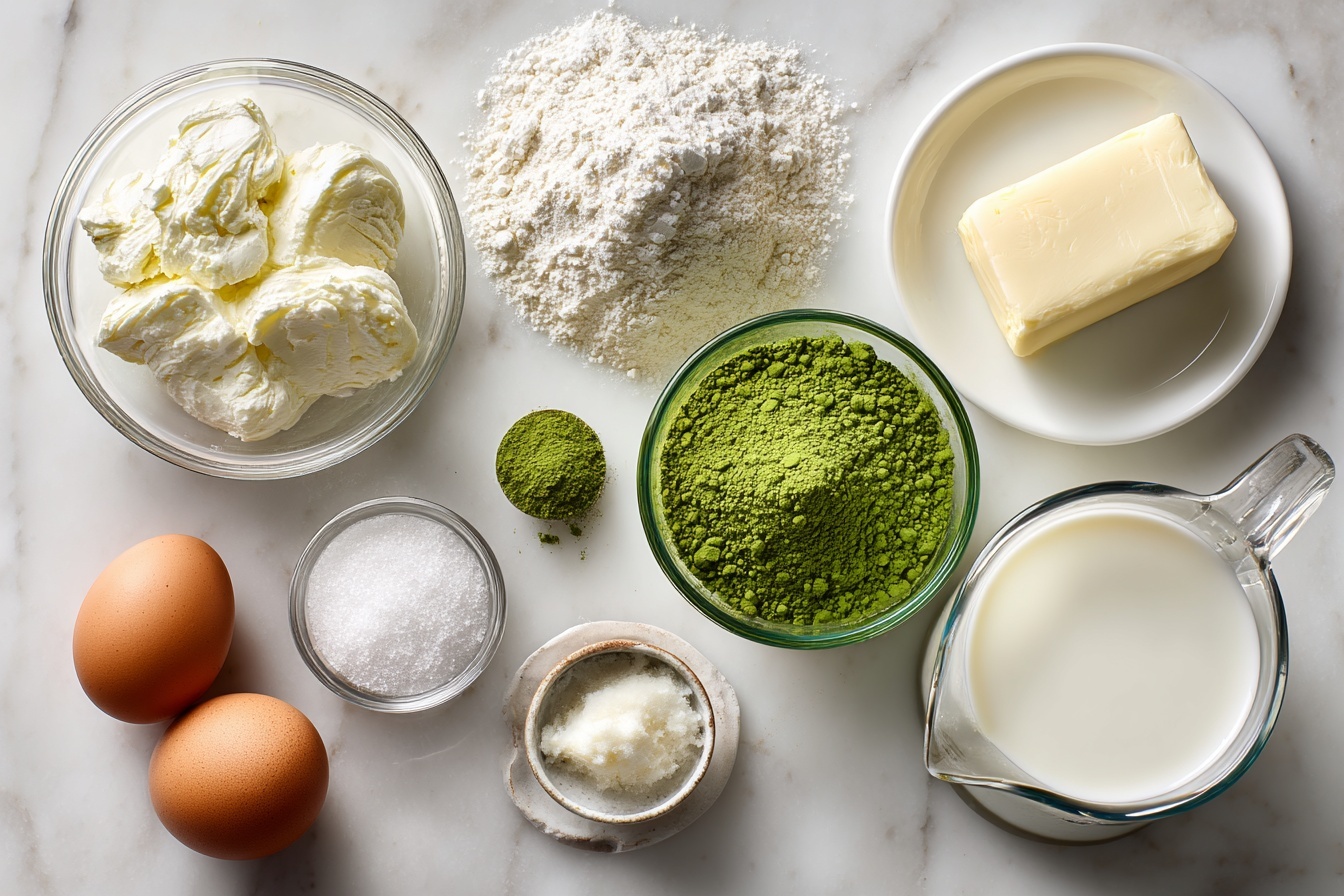 Homemade Matcha Cheesecake Daifuku: A Chewy Creamy Delight Recipe - Recipe Image