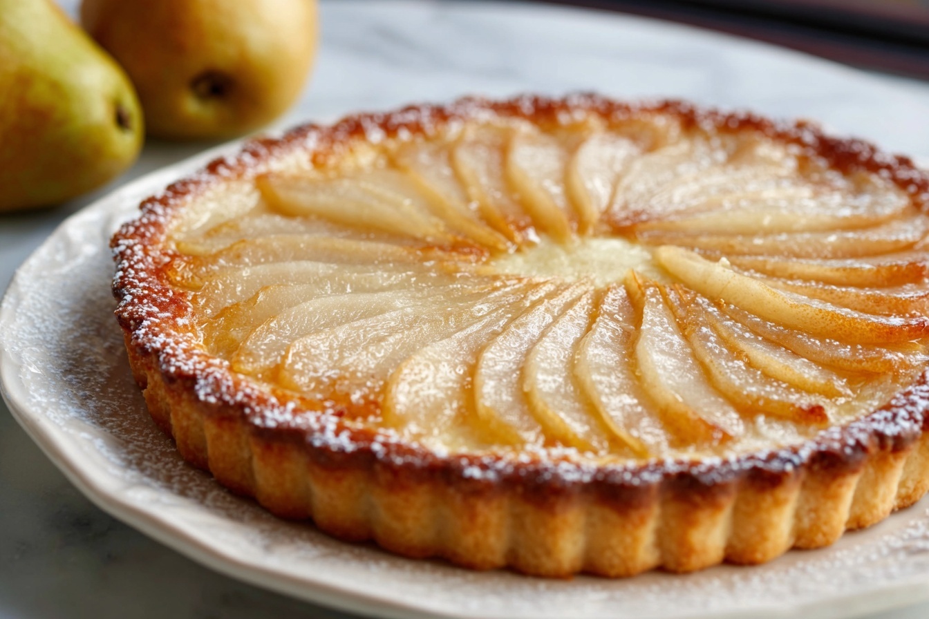 Pear Almond Tart Recipe