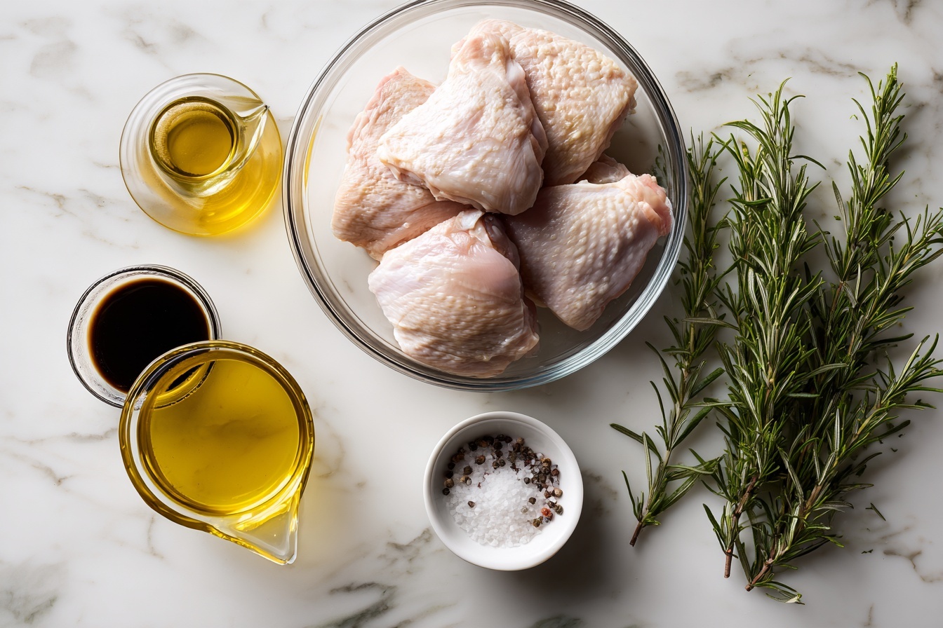 Balsamic Herb Baked Chicken Thighs Recipe 4 Balsamic Herb Baked Chicken Thighs Recipe - Recipe Image