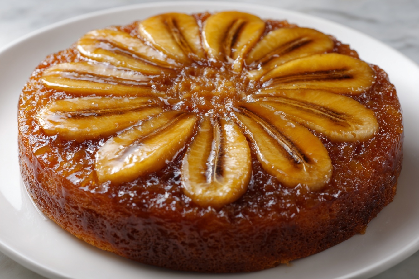Banana Foster Upside Down Cake Recipe