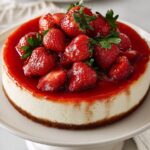 Strawberry Lemon Cheesecake with Graham Cracker Crust Recipe