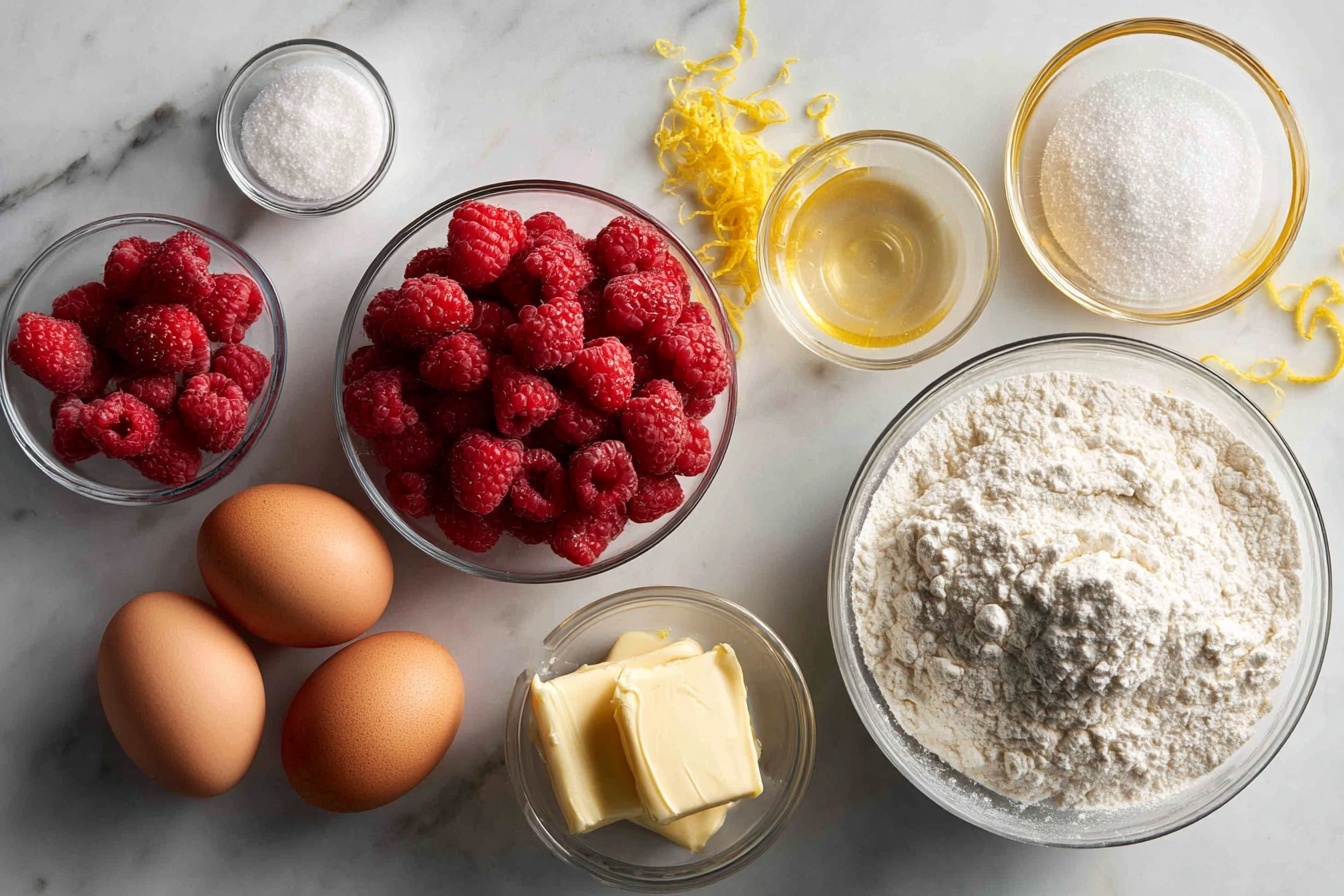 Lemon Raspberry Cake with Raspberry Filling and Lemon Frosting Recipe - Recipe Image