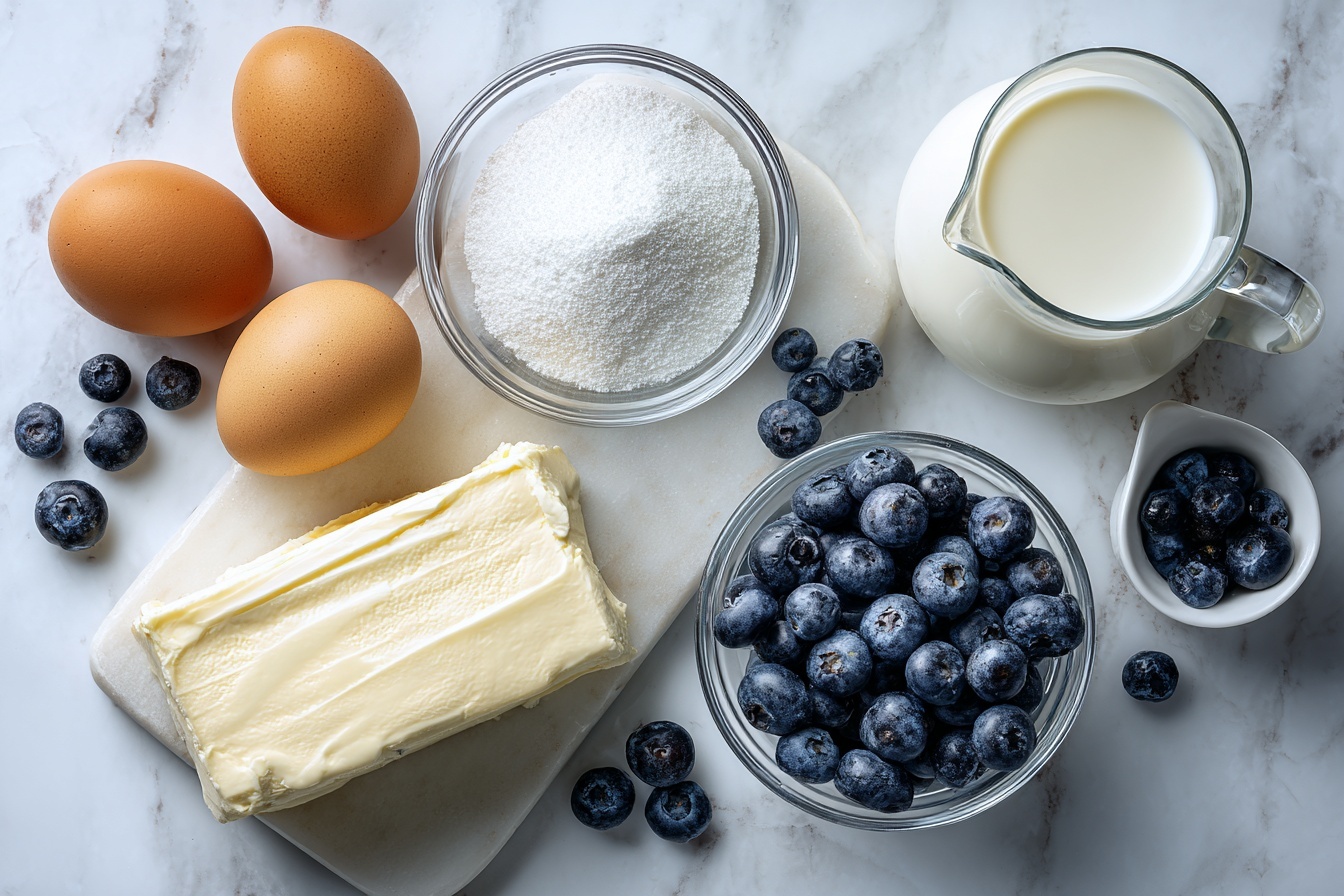 Blueberry Cheesecake Stuffed French Toast Recipe - Recipe Image