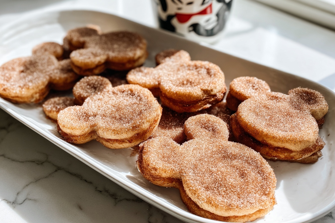 Churro Mickey Waffles Recipe
