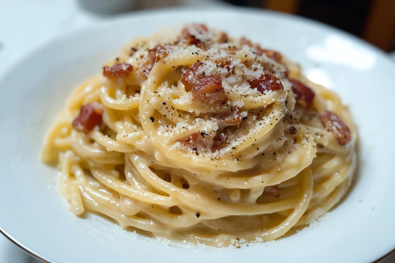 Classic Spaghetti Carbonara Recipe - Recipe Image