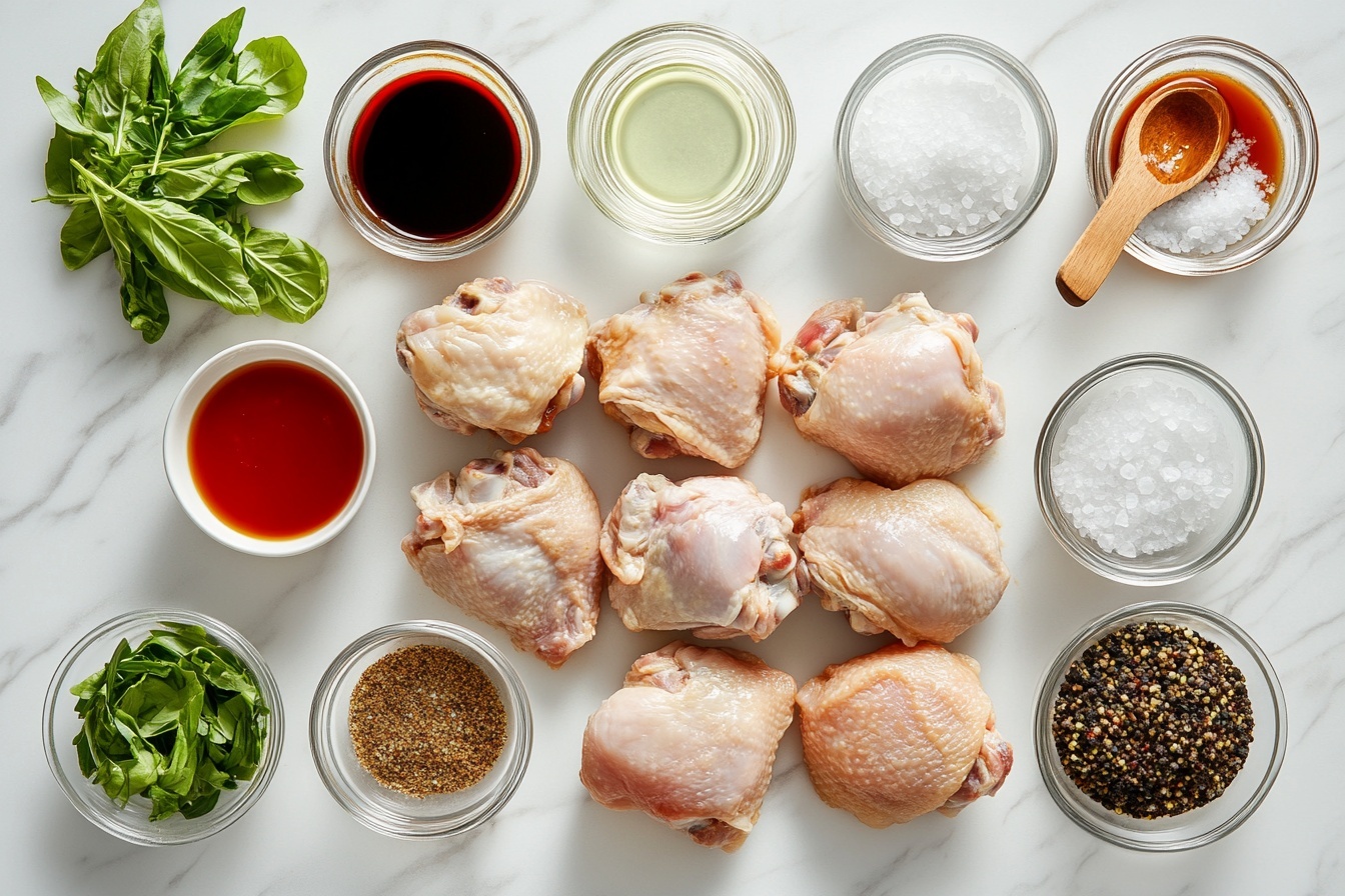 Sticky Sweet Chili Chicken Thighs Recipe - Recipe Image