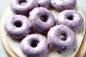 Wild Blueberry Cake Donuts Recipe