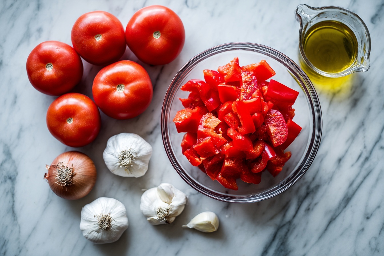 Roasted Tomato & Pepper Pasta Sauce Recipe 5 Roasted Tomato & Pepper Pasta Sauce Recipe - Recipe Image
